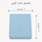 گل سینه زنانه استیل با سنگ کوبیک زیرکونیا کد S2AAG119 بسته 3 عددی