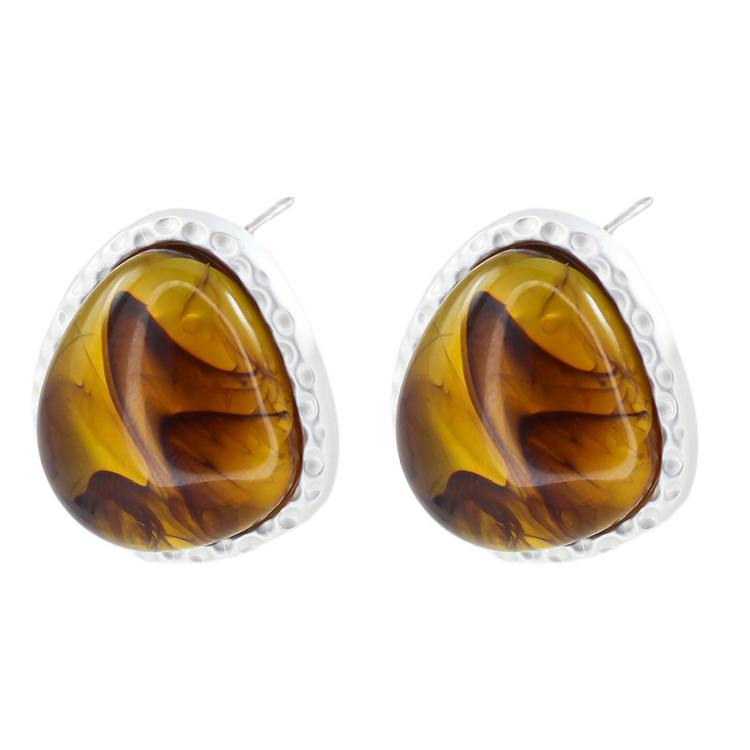 گوشواره میخی زنانه کد AAC1618