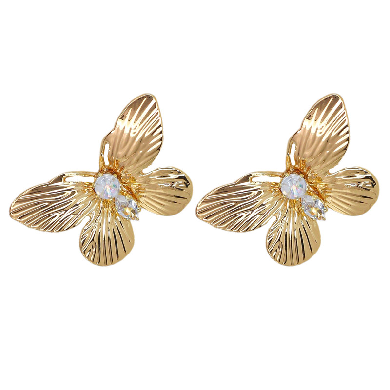 گوشواره میخی زنانه زودیکا مدل پروانه کد AAC1150